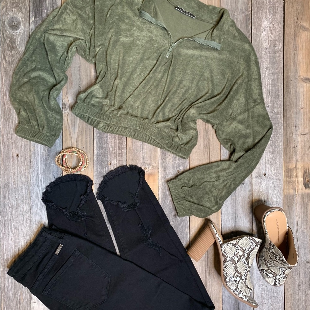 Hunter Cropped Zip